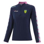 O' Neills Girls Donegal Imperium 184 Brushed Half- Zip Top - Marine - 5/6Y image