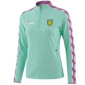 O' Neills Girls Donegal Imperium 184 Brushed Half- Zip Top - Green - 5/6Y image