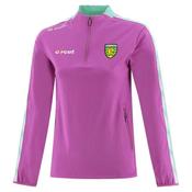 O' Neills Ladies Donegal Imperium 184 Brush Half- Zip Top - Purple - 8 image