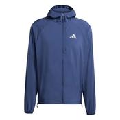 Adidas Mens Run Essential Jacket - Blue - M