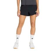 Adidas Womens Run Essentials 2 In 1 Shorts - Black - Xs image