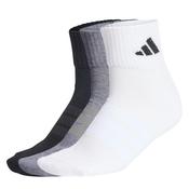 Adidas Cushioned Sportswear Ankle Socks 3 Pair Pack - White - 4.55.5 image