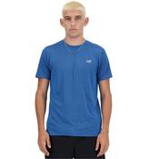 New Balance Mens Sports Essentials T- Shirt - Blue - S image