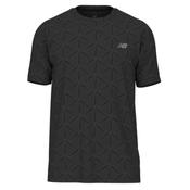 New Balance Mens Sport Essential Printed T- Shirt - Black - S