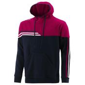 O'neills Kids Nevis 011 Fleece Hoodie - Maroon/Marine/White - 5/6Y