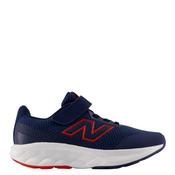 New Balance Kids 520 Hook &amp; Loop Running - Navy - K13 image
