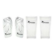 Precision Pro Matrix Shinguards - White - L