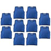 Sportech Mesh Training Bib 10 Pack - Royal - S/M