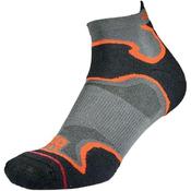 1000 Mile Mens Fusion Socklet - Black/Grey - M