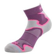Womens 1000Mile Fusion Anklet - Grey/Purple - 3-5.5 image