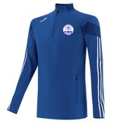 O' Neills Adults Fanad Gaels Tour 184 Brushed Half- Zip - Blue - S image