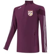 O' Neills Adults Termon Tour 184 Half- Zip - Maroon - S image
