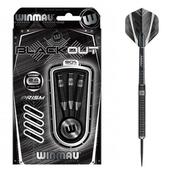 Winmau Blackout 90% Tungsten Darts - Black - 21G image