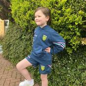O'niells Girls Donegal Gaa 012 Hoody - Navy - 7/8Y image