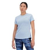 New Balance Womens Impact Run Short Sleeve - Blue - L