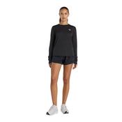 New Balance Womens Athletics Long Sleeve Top - Black - M image