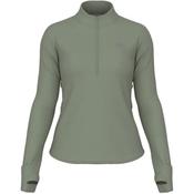 New Balance Womens Athletics Heat Grid Half- Zip - Green - S