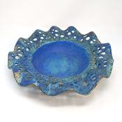 Blue Coral Bowl – Handmade Stoneware