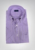 Paul &amp;amp; Shark Check Shirt Lilac image