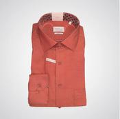 Eterna Burnt Orange Shirt Modern-Fit