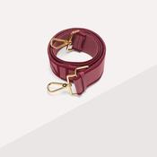 Coccinelle NEW Nastro Sporty Handbag Strap Pink/Garnet
