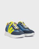 Wonders Racer Trainers in Navy and Lime image