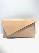 Marian Nude Envelope Clutch Bag