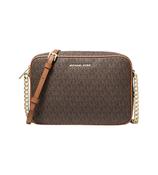 Michael Kors LG EW Crossbody in Brown Logo