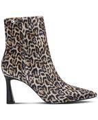 DKNY Caryann Heeled Ankle Boots in Leopard image