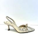 Marian Bow Sling Back Heels in Champagne image