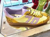 BACK 70 Ghost Trainers Yellow Purple Snakeprint (size 41 only)