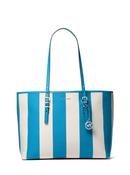 Michael Michael Kors Quinn Tote in Blue Stripe