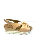 REPO Camel Twist Wedge Sandals