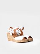 Toni Pons Sia Ankle Strap Wedge in White