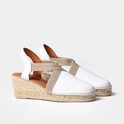 Toni Pons Tossa Closed Toe Espadrilles White (Sizes 37, 38 &amp;amp; 39) image