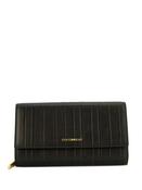 Coccinelle Plisse Wallet Crossbody in Black image