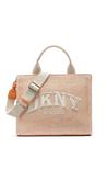 DKNY Hadlee MD Tote in Orange Sherbet