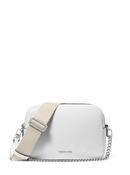 Michael Michael Kors Bryant Double Zip Crossbody in Optic White