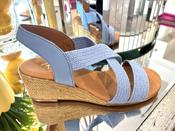 Pinaz Criss-Cross Wedges in Blue image
