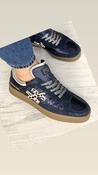 Another Trend Trainers in Navy Leopard image
