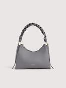 Coccinelle Boheme Grana Double Shoulder Bag in Stove Grey image