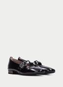 Hispanitas Flat Mary Jane Shoes in Black image