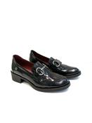 Jose Saenz Black Patent Loafers image