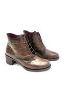 Jose Saenz Brown Laced Ankle Boots image
