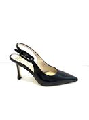 Marian Black Patent Leather Sling Backs image