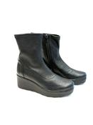Jose Saenz Black Wedged Ankle Boots image