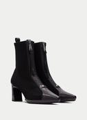 Hispanitas Bangkok Front Zip Heeled Boots in Black image