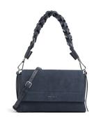 Coccinelle Boheme Grana Double Bag in Midnight Suede