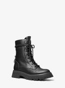 Michael Michael Kors Caleb Combat Boots in Black