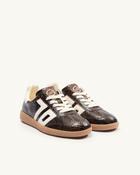 BACK 70 Cloud Trainers in Brown Snake Print